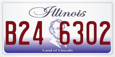 IL license plate B246302