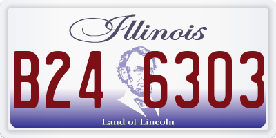 IL license plate B246303