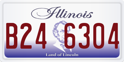 IL license plate B246304