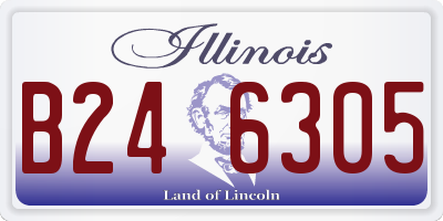 IL license plate B246305