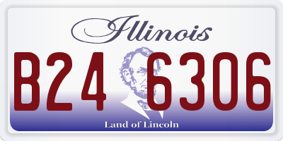 IL license plate B246306