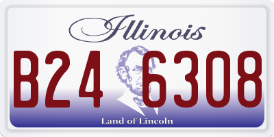 IL license plate B246308