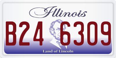 IL license plate B246309