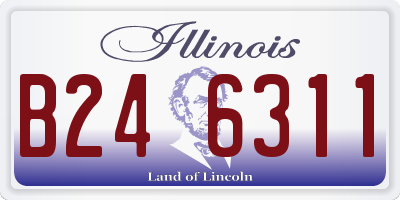 IL license plate B246311