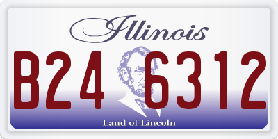 IL license plate B246312