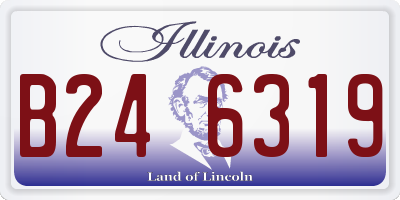 IL license plate B246319