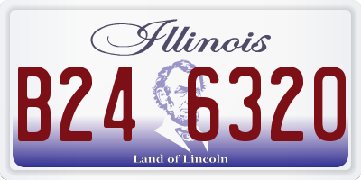 IL license plate B246320