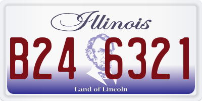 IL license plate B246321