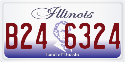 IL license plate B246324