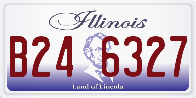 IL license plate B246327