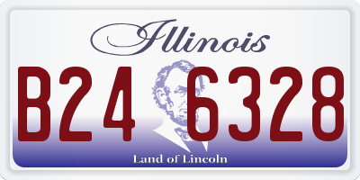 IL license plate B246328