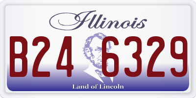 IL license plate B246329