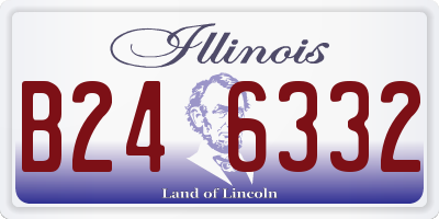 IL license plate B246332
