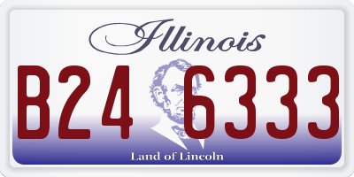 IL license plate B246333