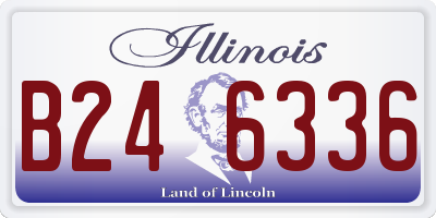 IL license plate B246336
