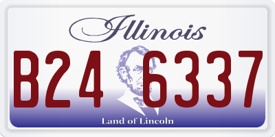 IL license plate B246337