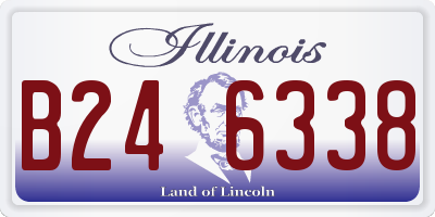 IL license plate B246338