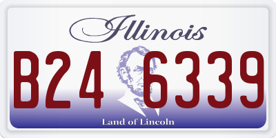 IL license plate B246339