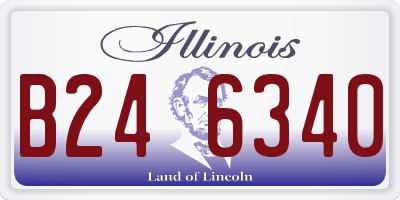 IL license plate B246340