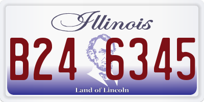 IL license plate B246345
