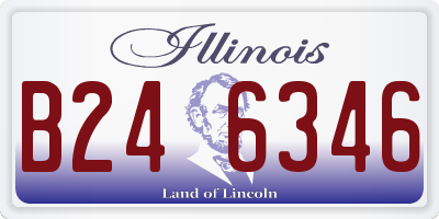 IL license plate B246346