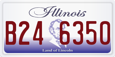 IL license plate B246350