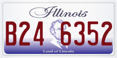 IL license plate B246352