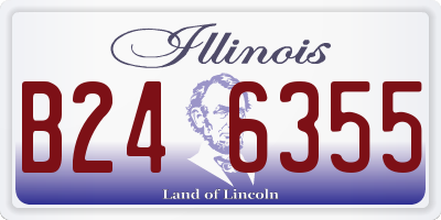 IL license plate B246355