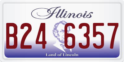 IL license plate B246357