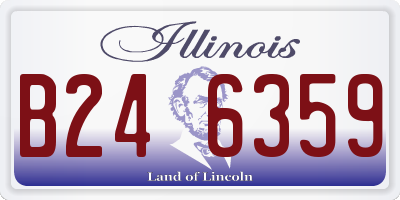 IL license plate B246359