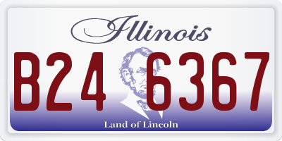 IL license plate B246367
