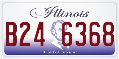 IL license plate B246368