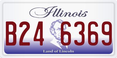IL license plate B246369