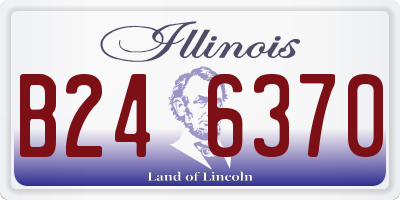 IL license plate B246370