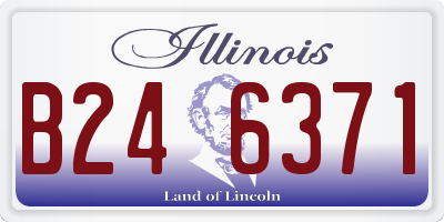 IL license plate B246371