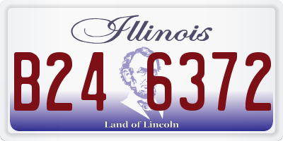 IL license plate B246372