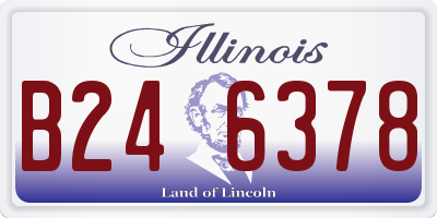 IL license plate B246378