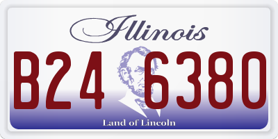 IL license plate B246380