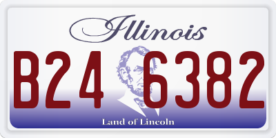 IL license plate B246382