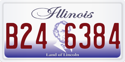 IL license plate B246384
