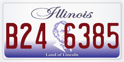 IL license plate B246385