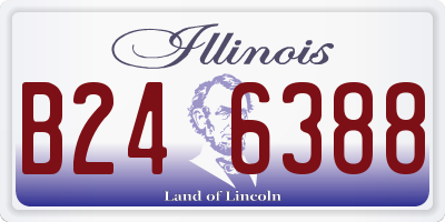 IL license plate B246388