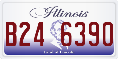 IL license plate B246390