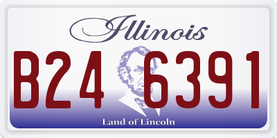 IL license plate B246391