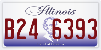IL license plate B246393