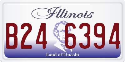 IL license plate B246394
