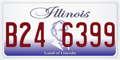 IL license plate B246399