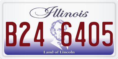 IL license plate B246405