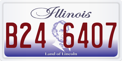 IL license plate B246407