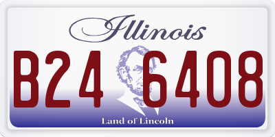 IL license plate B246408